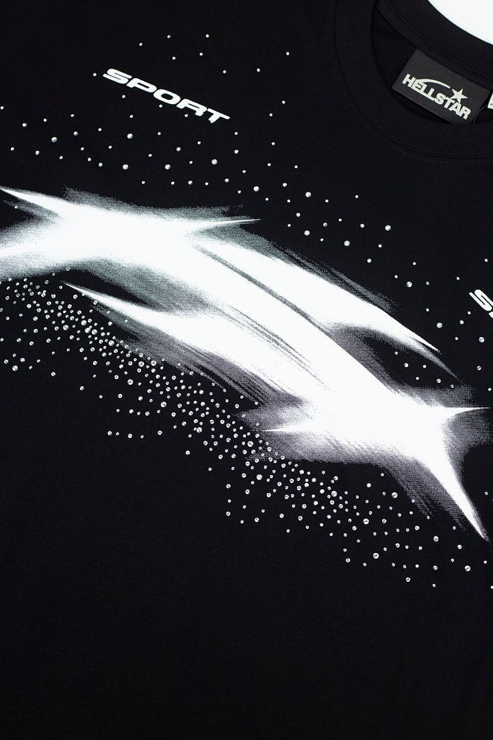 Hellstar Abstract Racing Tribal Logo Graphic T-Shirt