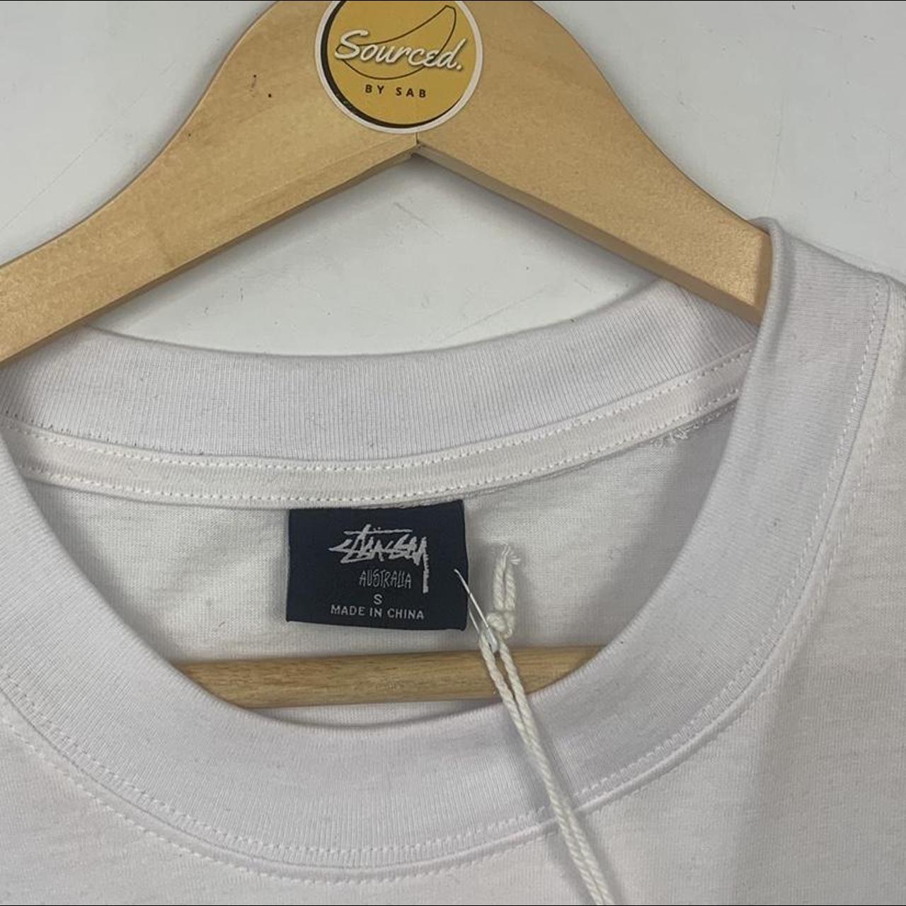 Stüssy T-shirt With Pink And Green Graphic (S)