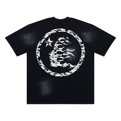 Hellstar Gradient Block Logo Heavyweight Washed T-Shirt
