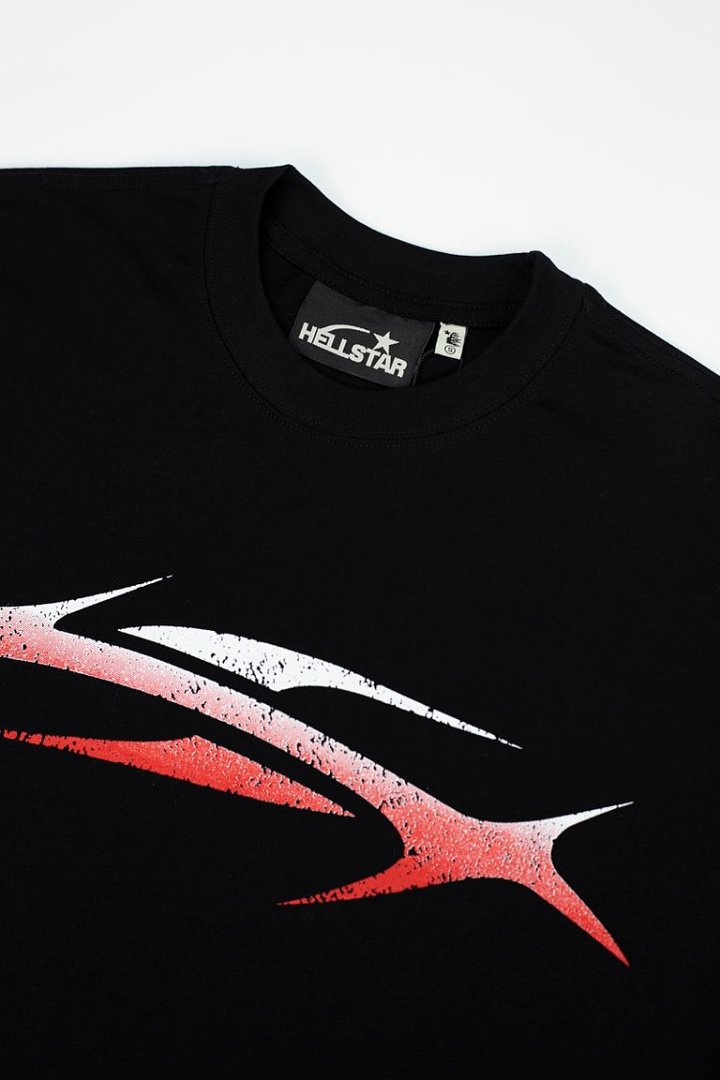 Hellstar Abstract Racing Stripe Graphic T-Shirt