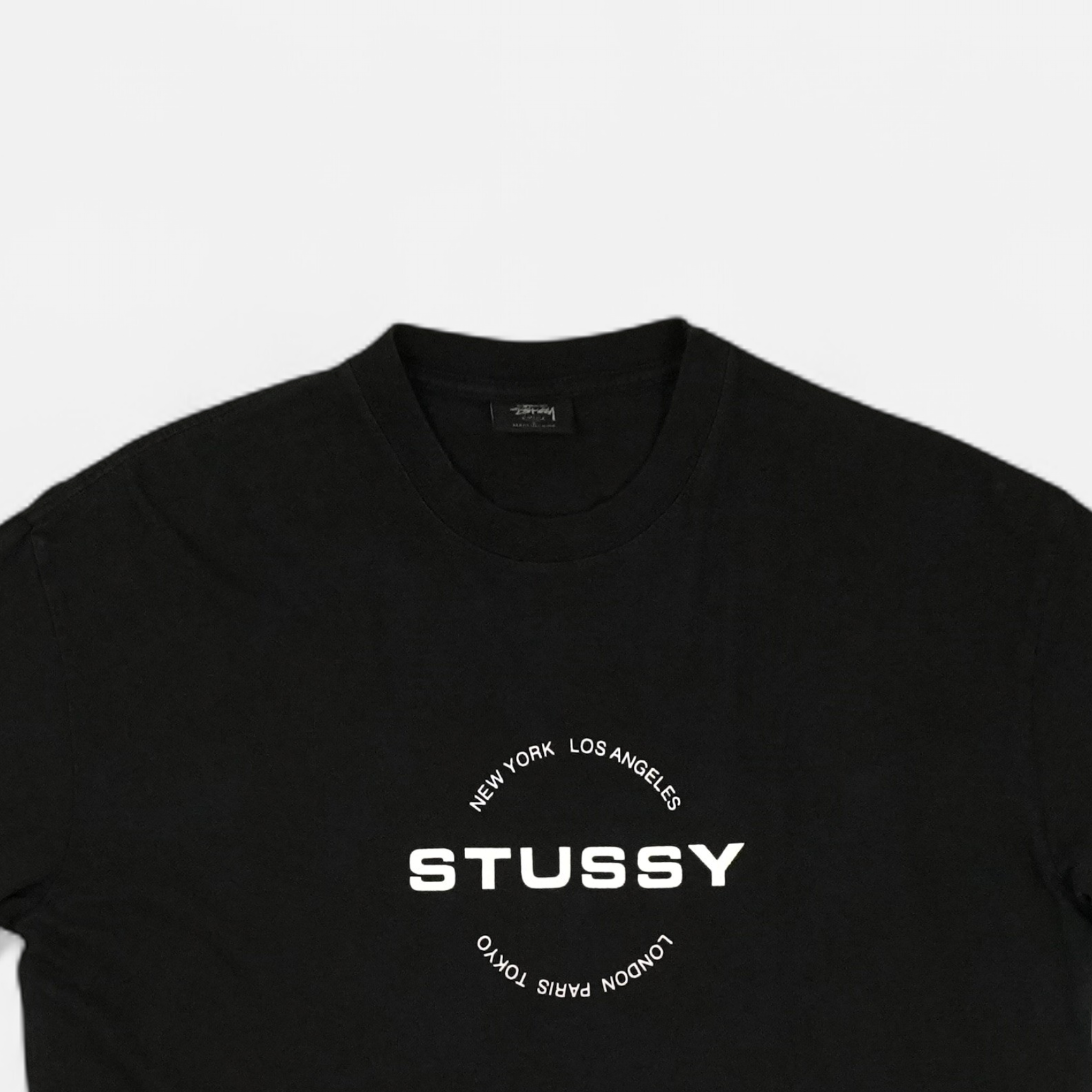 Stüssy Black Graphic T-shirt