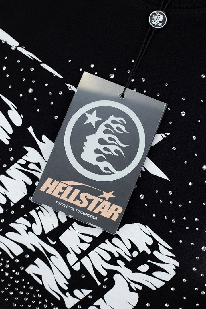 Hellstar Gradient Block Logo Heavyweight Washed T-Shirt