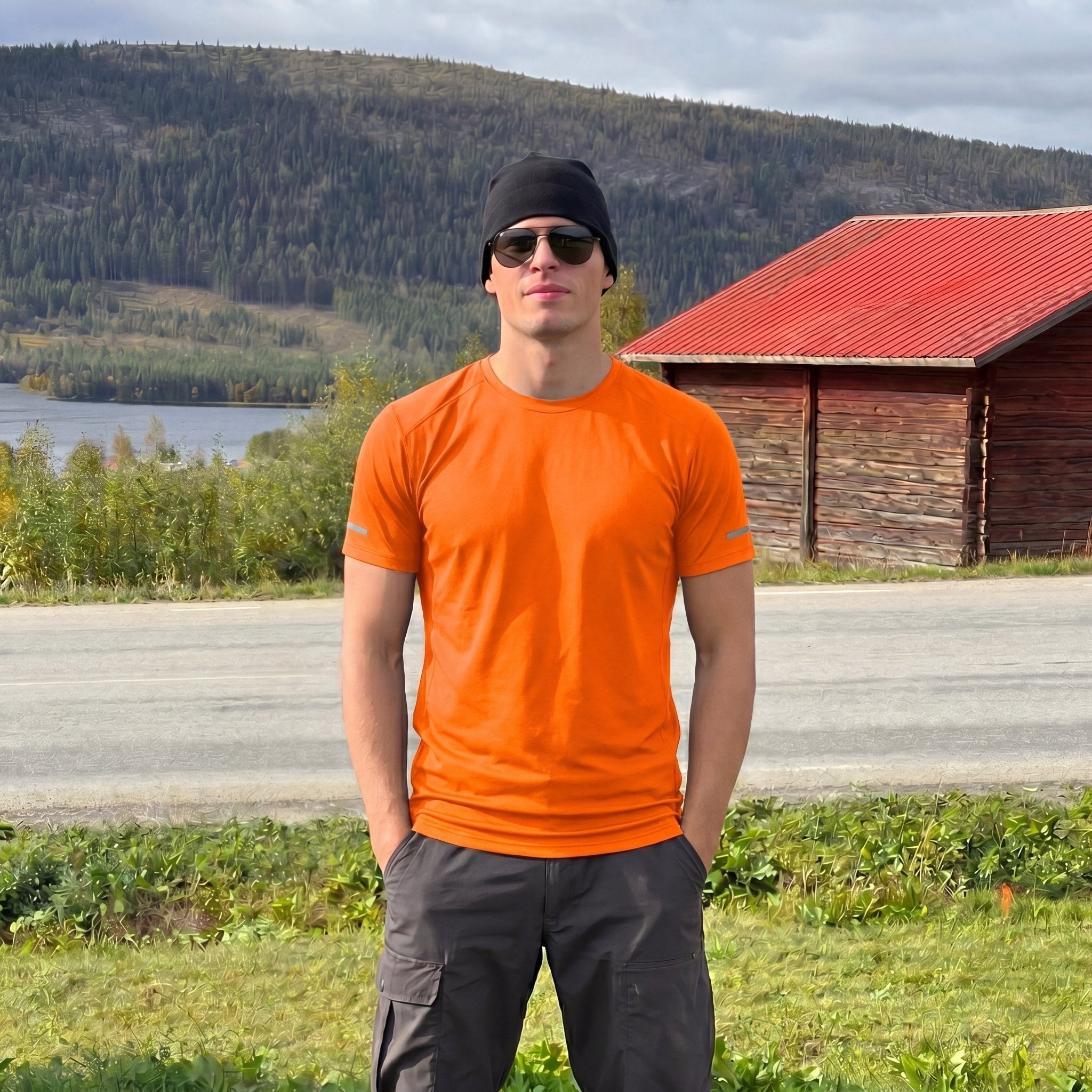 Men's Dry Fit Sun Protection Stretch Training & Sports T-Shirts