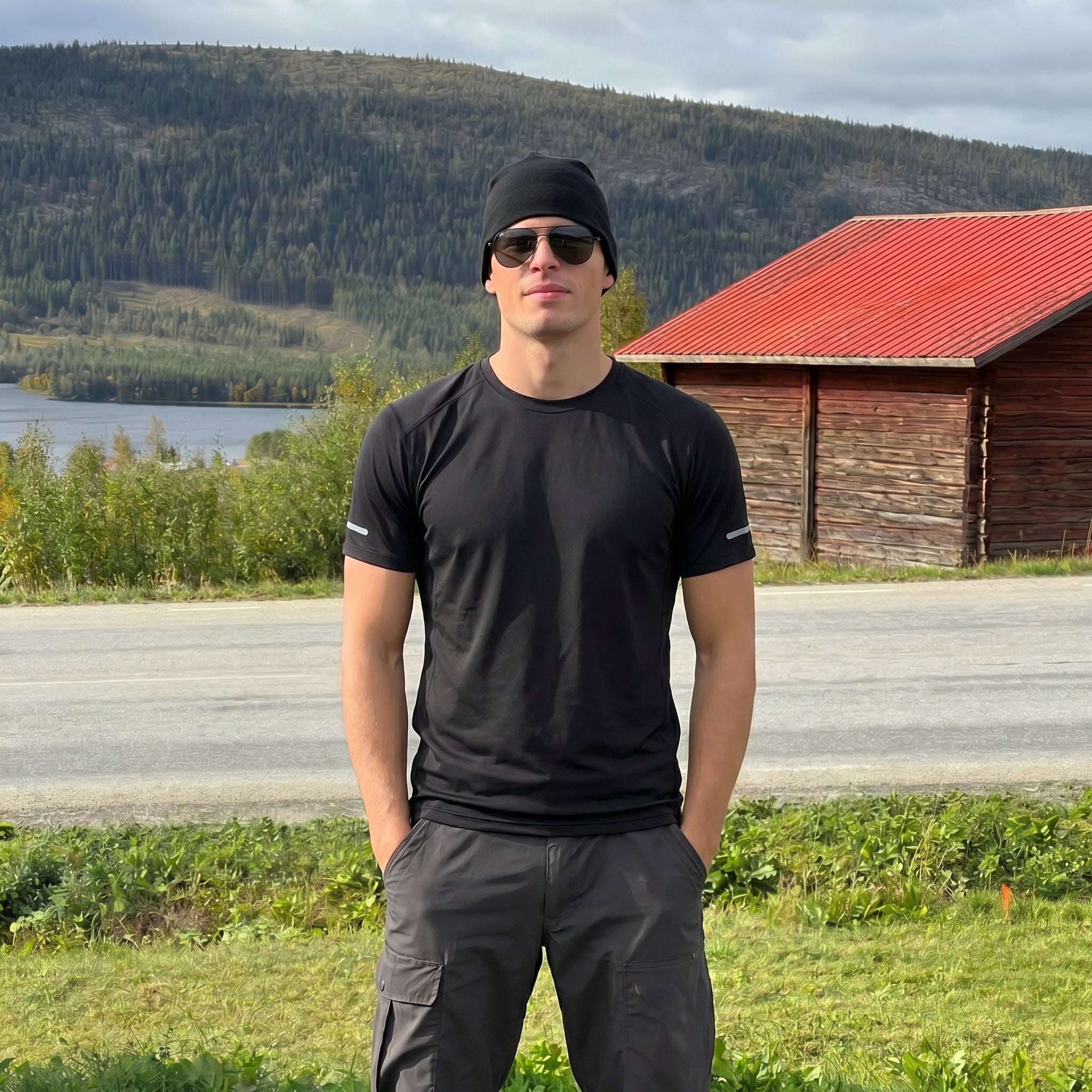 Men's Dry Fit Sun Protection Stretch Training & Sports T-Shirts