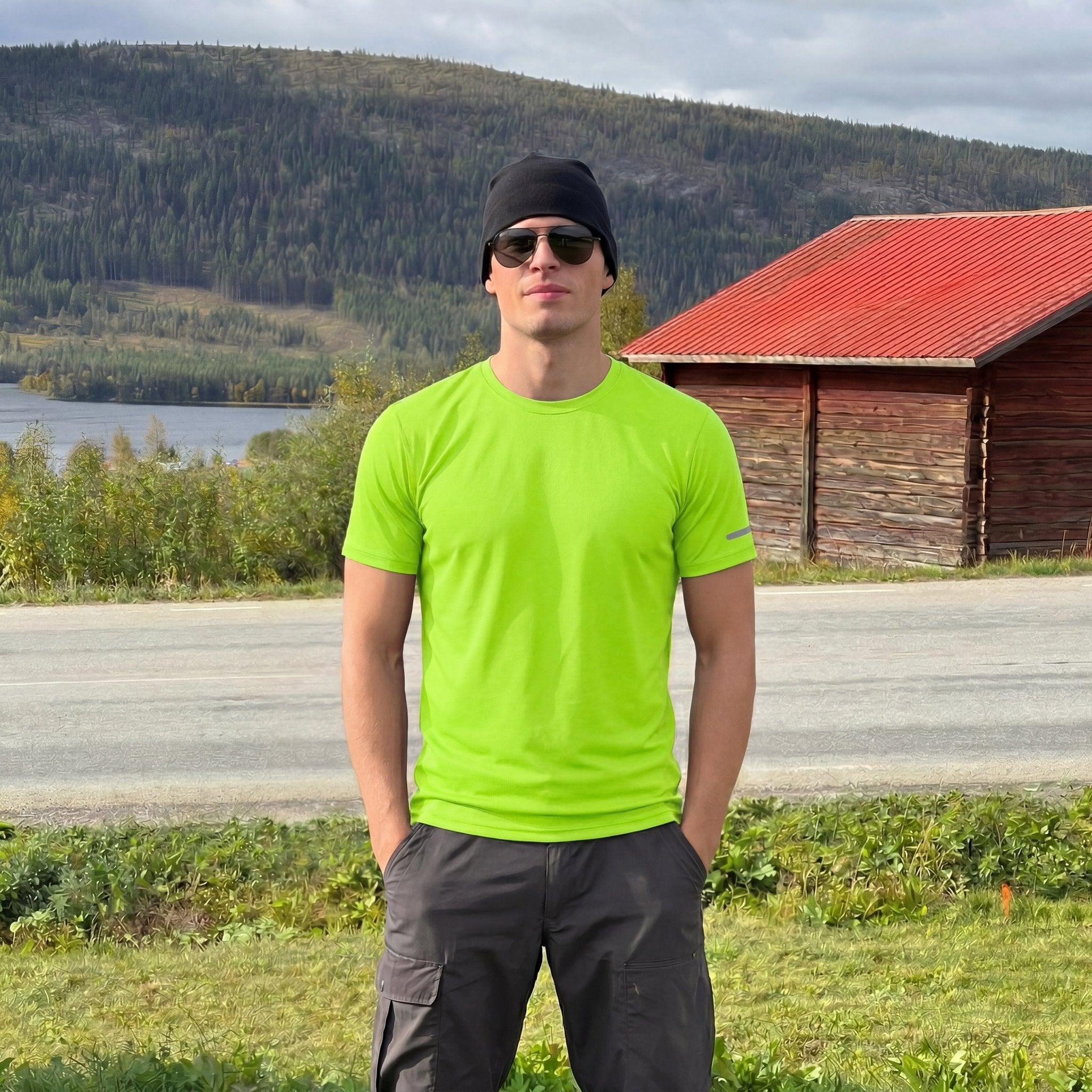 Men's Dry Fit Sun Protection Stretch Training & Sports T-Shirts