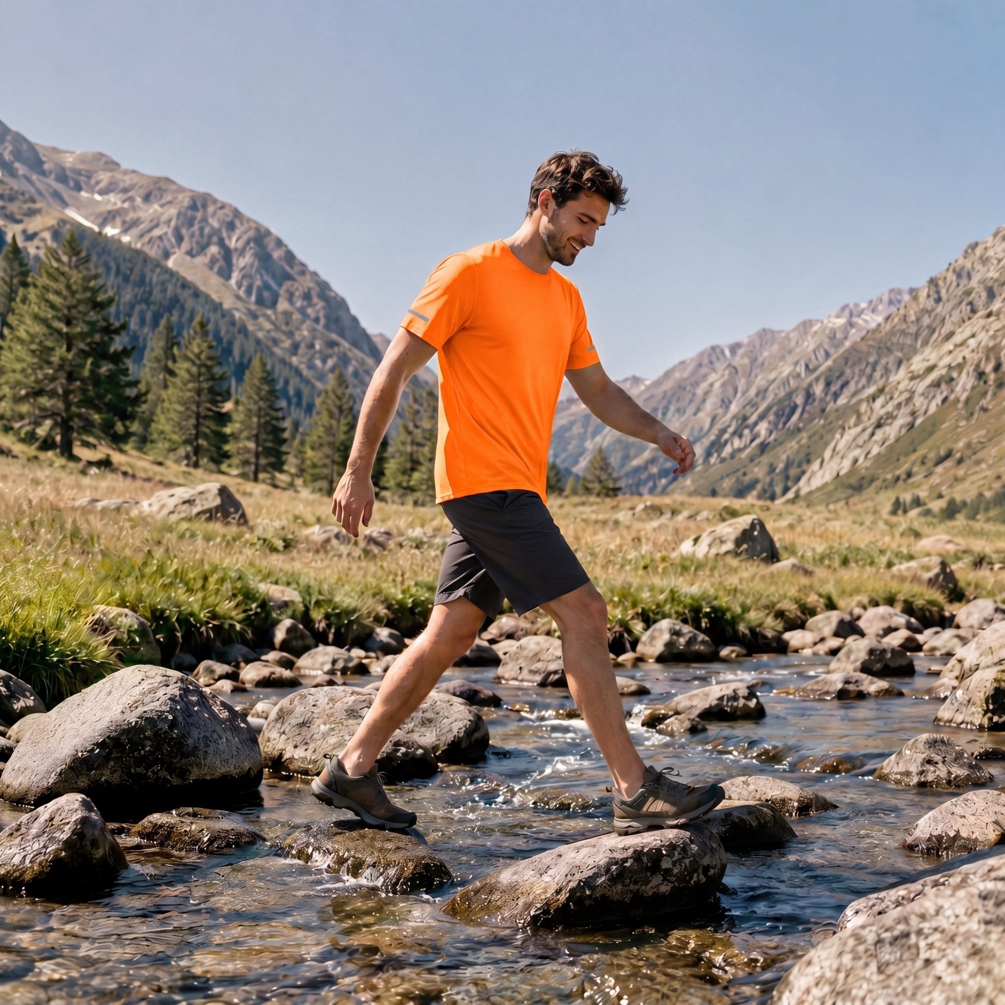 Men's Dry Fit Sun Protection Stretch Training & Sports T-Shirts