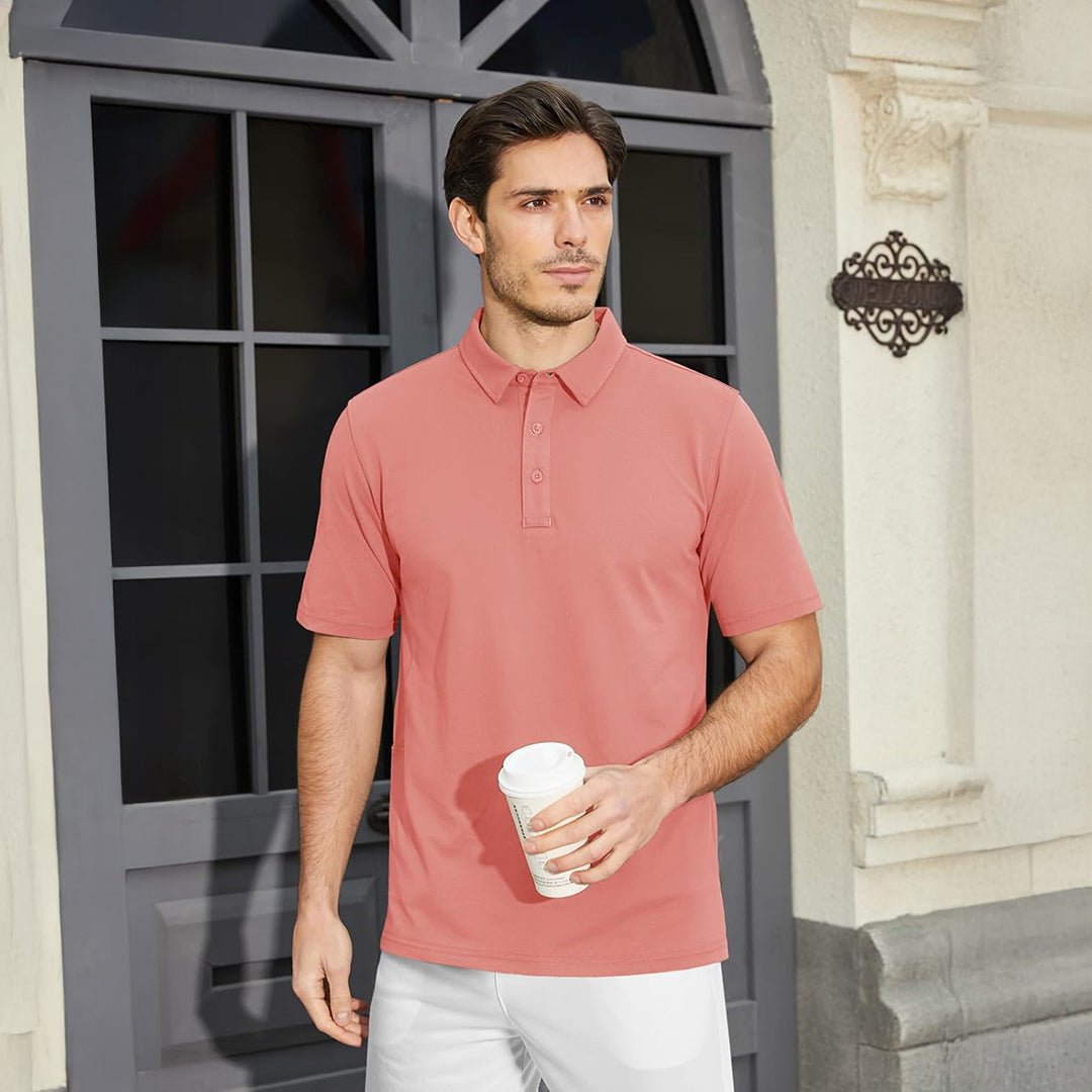 Men's Short Sleeve Golf Polo Shirt
