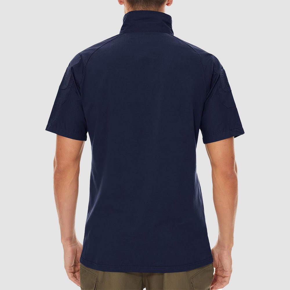 Men's Tactical 1/4 Zip Camo Shirts | Slim Fit