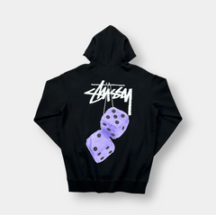 Stüssy Dice Purple Graphic Hoodie